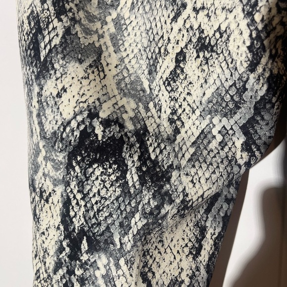 Zara Lightweight Snakeskin Pants, Size Small - Picture 7 of 9